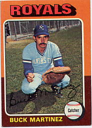 1975 Topps Mini Baseball Cards      314     Buck Martinez